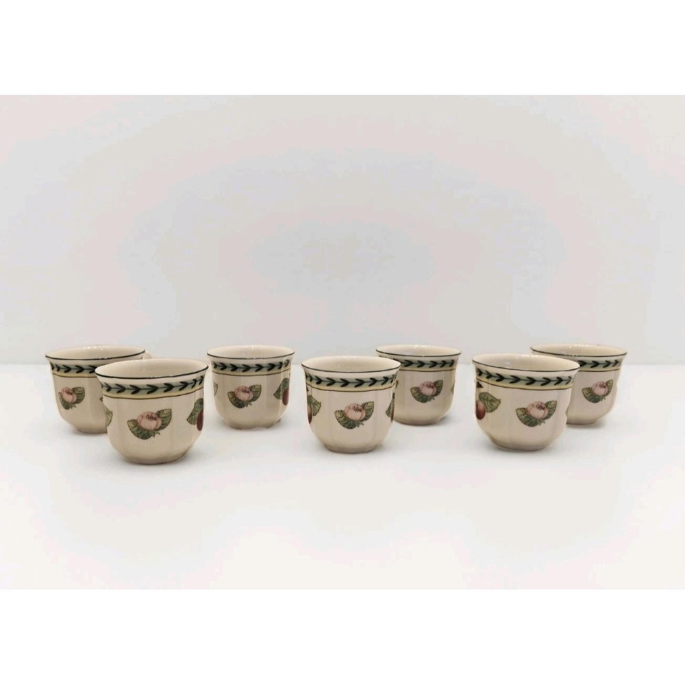 Villeroy & Boch Cascara Fruit Demitasse Espresso Cup Set Of 7 - Picture 2 of 8